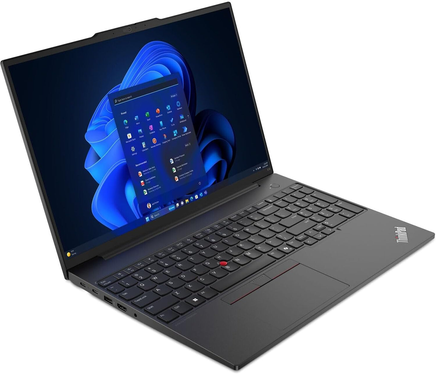 Lenovo ThinkPad E16 Gen 2 Business Laptop, 2025, 16" 1920 x 1200, Intel-12 Core Ultra 7 155H, 16GB DDR5, 512GB SSD, Win11 Pro, Backlit KB, Wi-Fi 6, BT 5.2, Thunderbolt 4, 1080p FHD Camera, Black